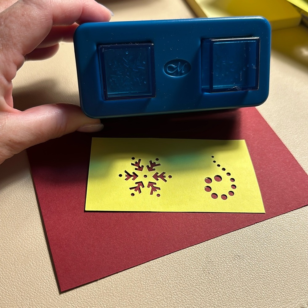 Creative Memories snowflake punch